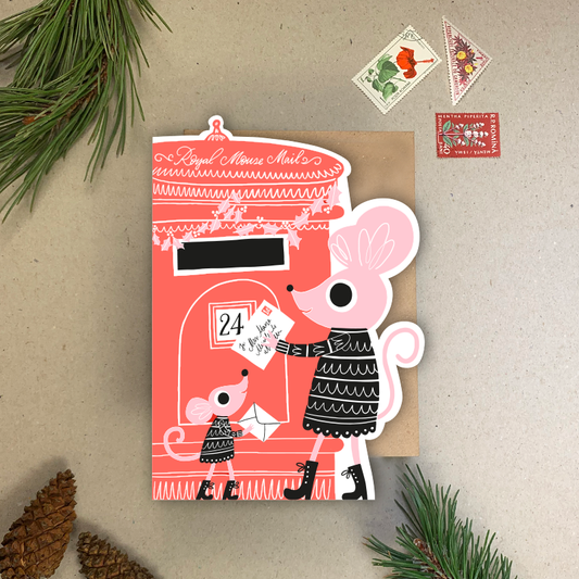 Royal Mouse Mail Greeting Card