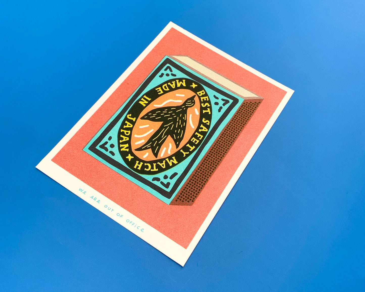 Japanese safety matches Risograph