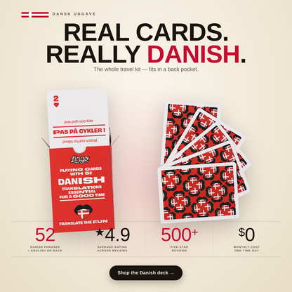 Danish Travel Playing Cards