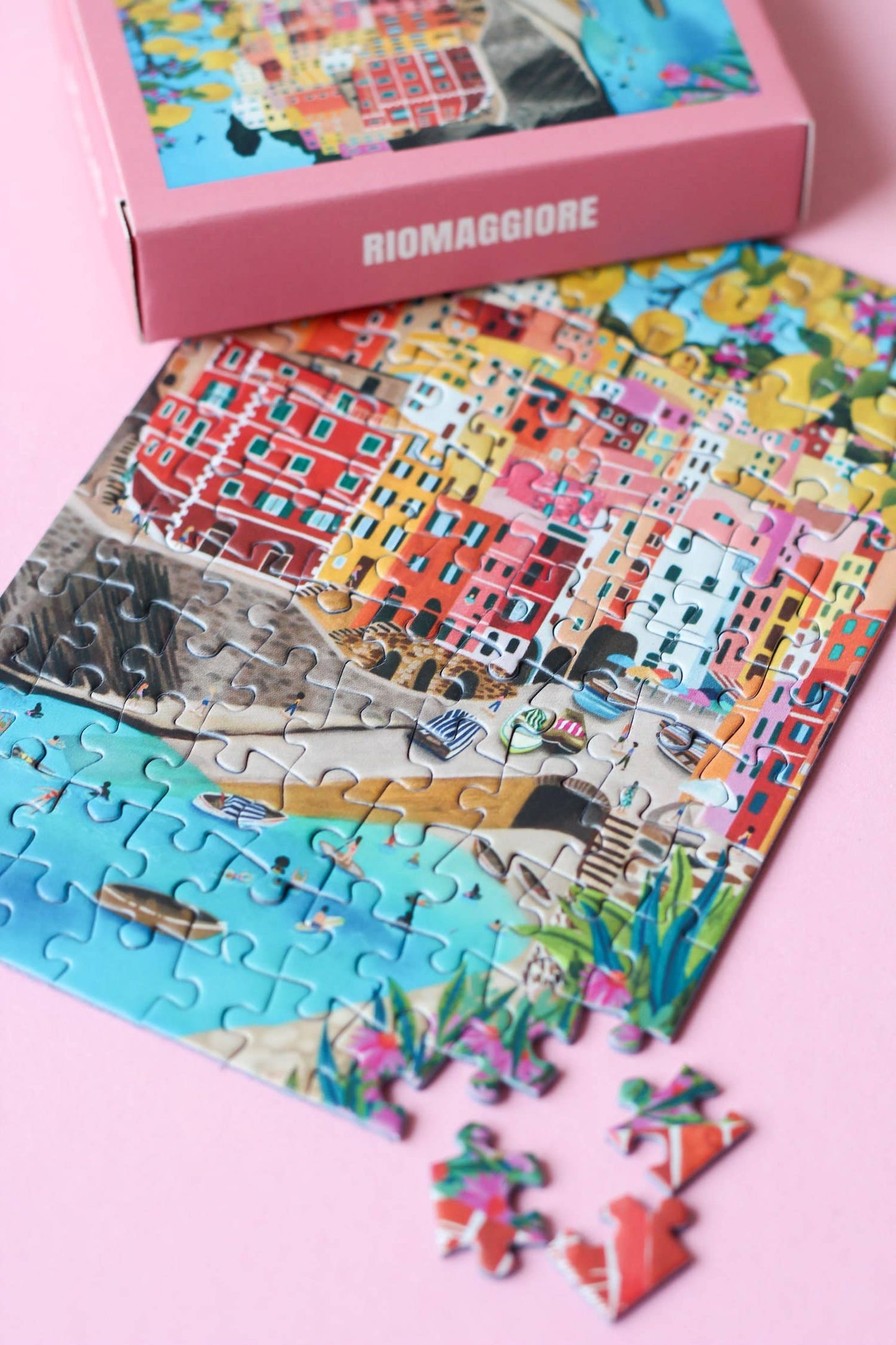 Riomaggiore mini puzzle, 99 pieces