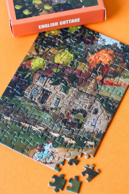 English Cottage 99 piece mini puzzle