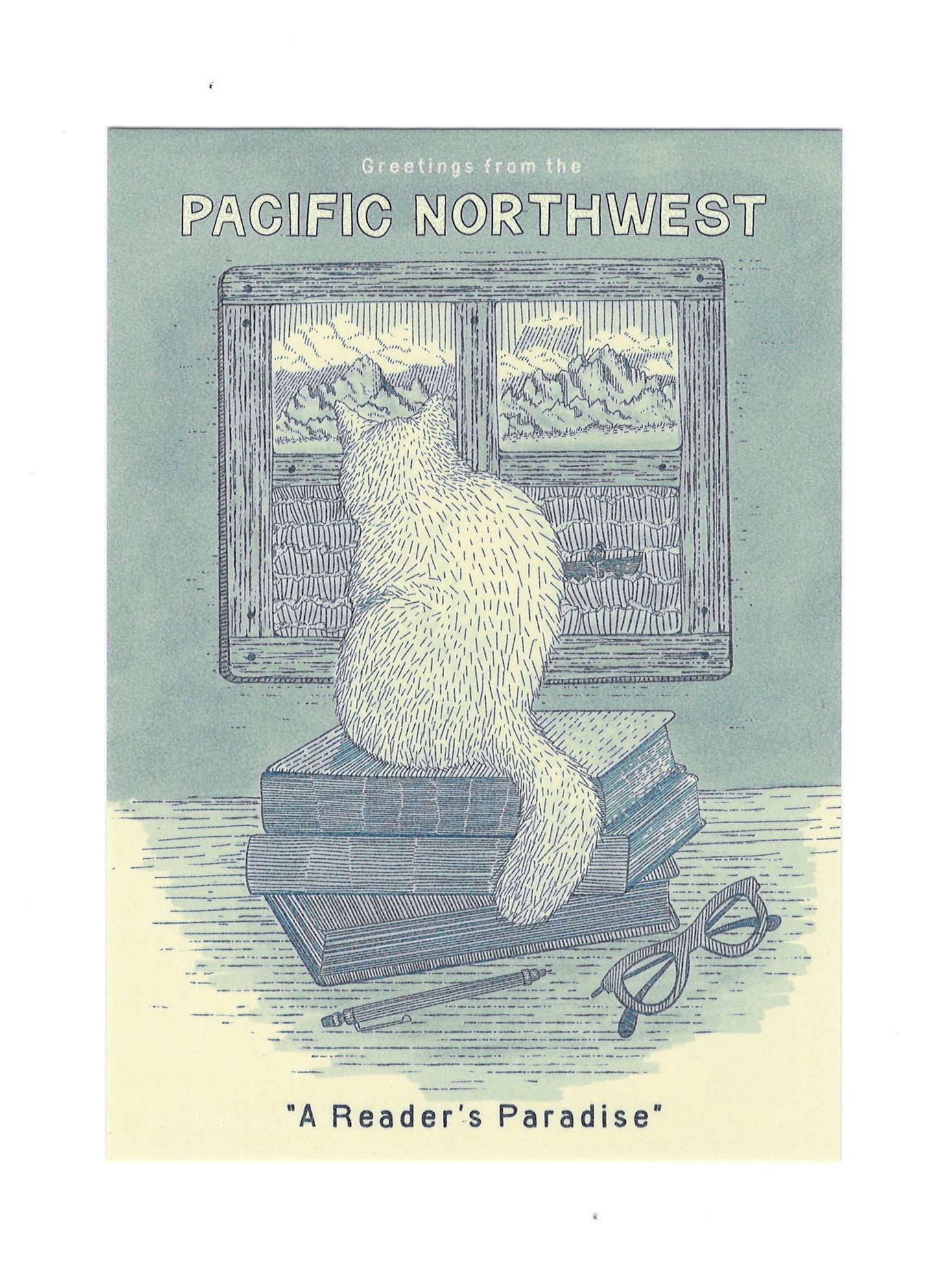 A Reader's Paradise Postcard