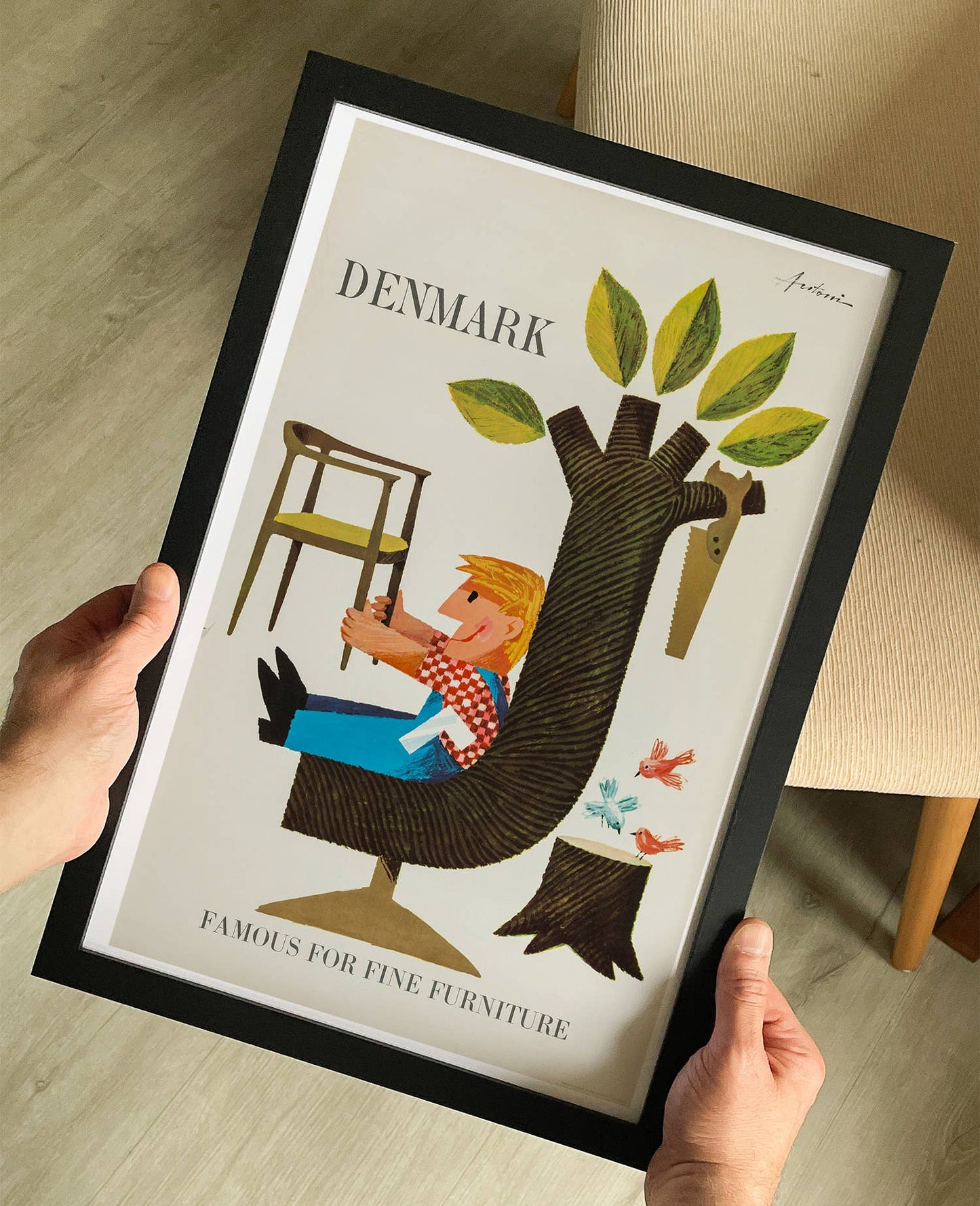 Famous for Fine Furniture (Denmark) 1960s Poster