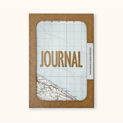 Vintage Map Travel Journal