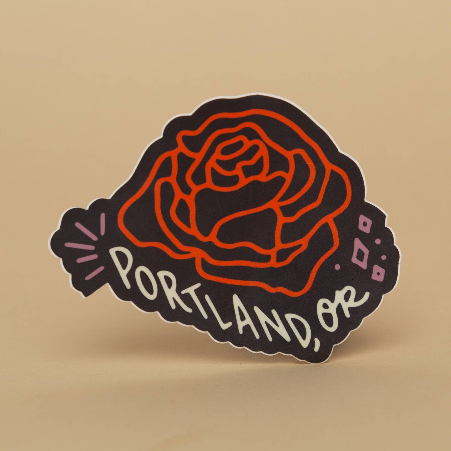 Portland Rose Sticker