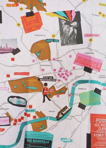 The Sex Pistols London - Art Map & Cultural Guide