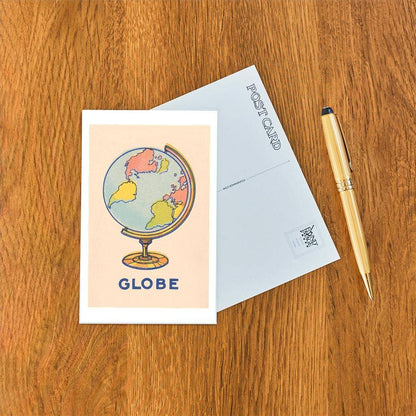 Globe Postcard