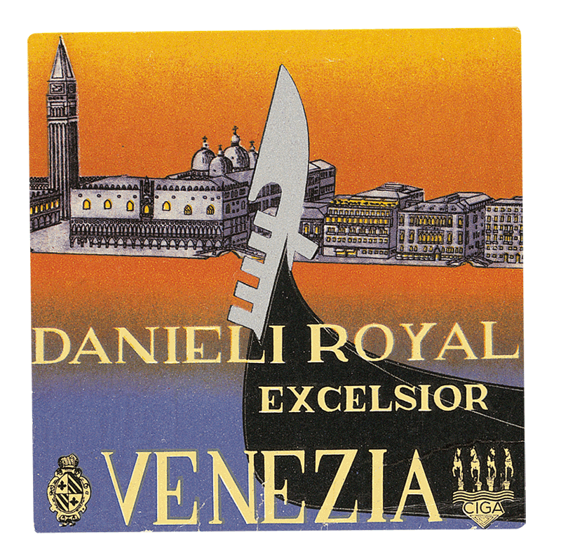 Grand Hotels - Travel Label Sticker Box