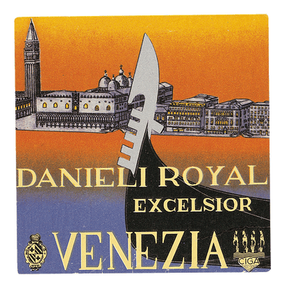 Grand Hotels - Travel Label Sticker Box