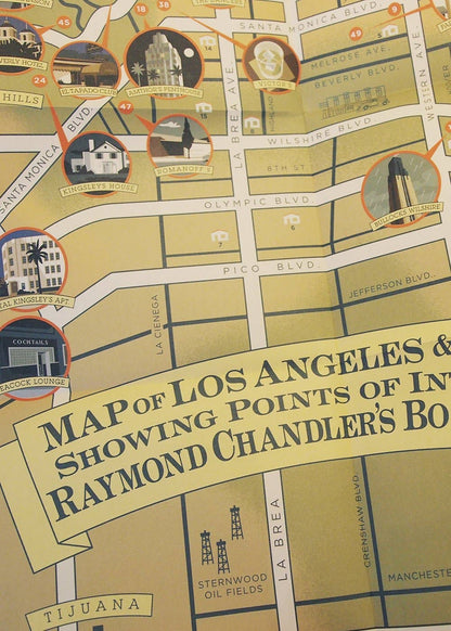 The Raymond Chandler Map of Los Angeles