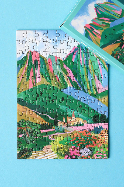 The Dolomites mini puzzle, 99 pieces