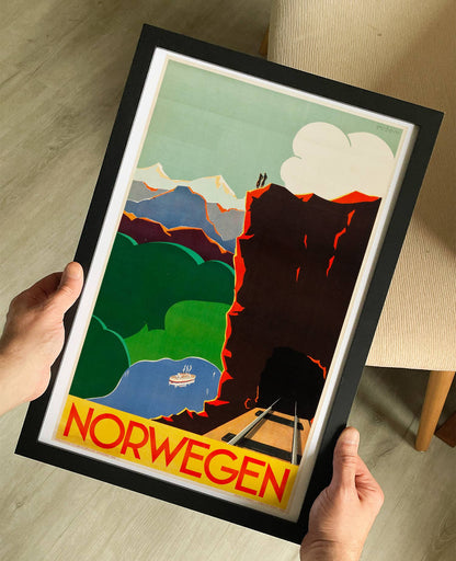 Norway 1935 Travel Poster