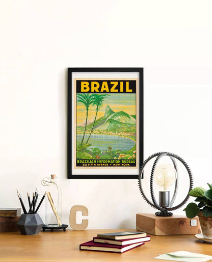 Brazil 1930s Travel Poster