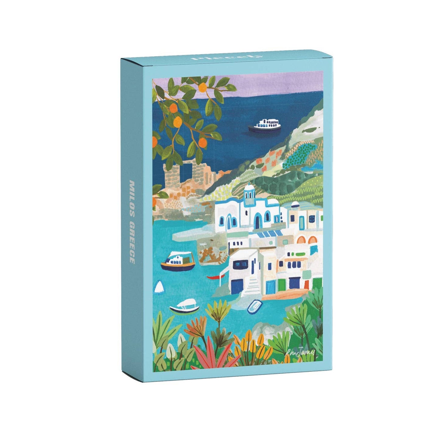 Milos Greece Mini-Puzzle, 99 pieces