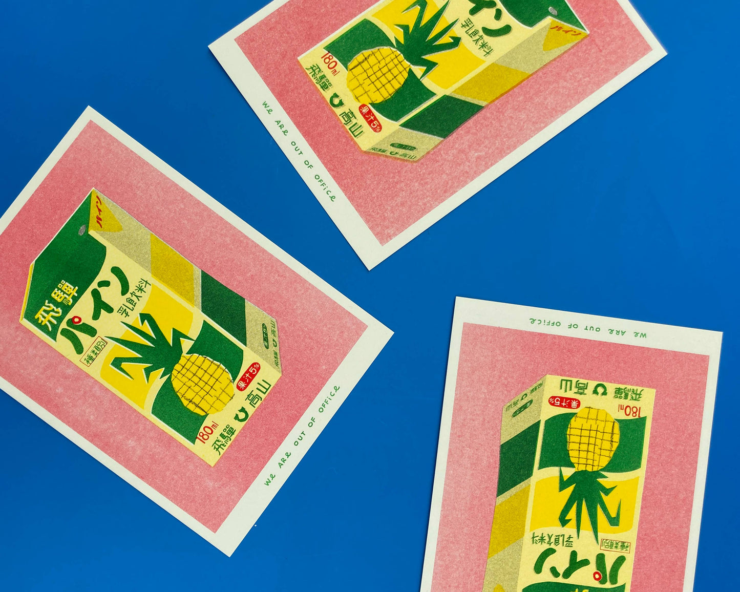 Japanese Pineapple Juice Risograph