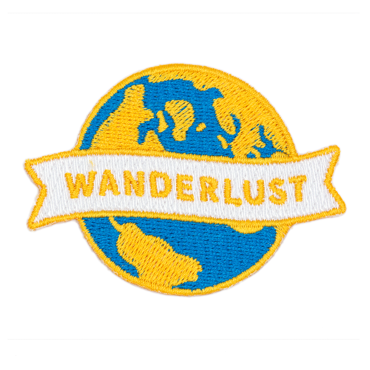 Wanderlust Embroidered Iron-On Patch