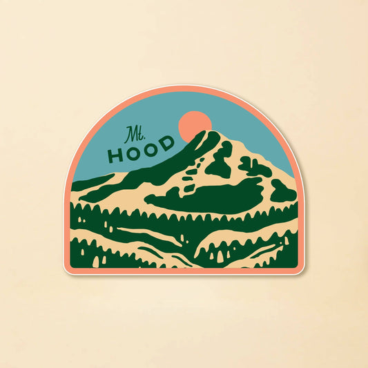 Retro Mt. Hood Sticker