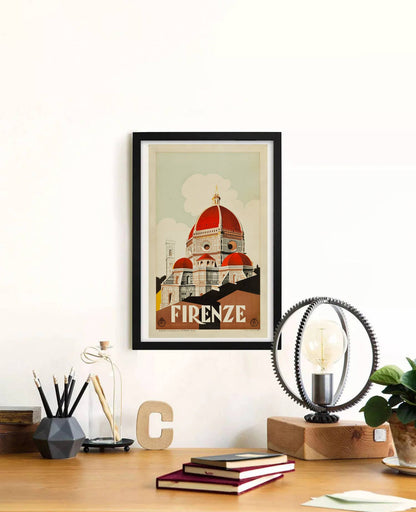 Firenze (Florence, Italy) 1930s Travel Poster