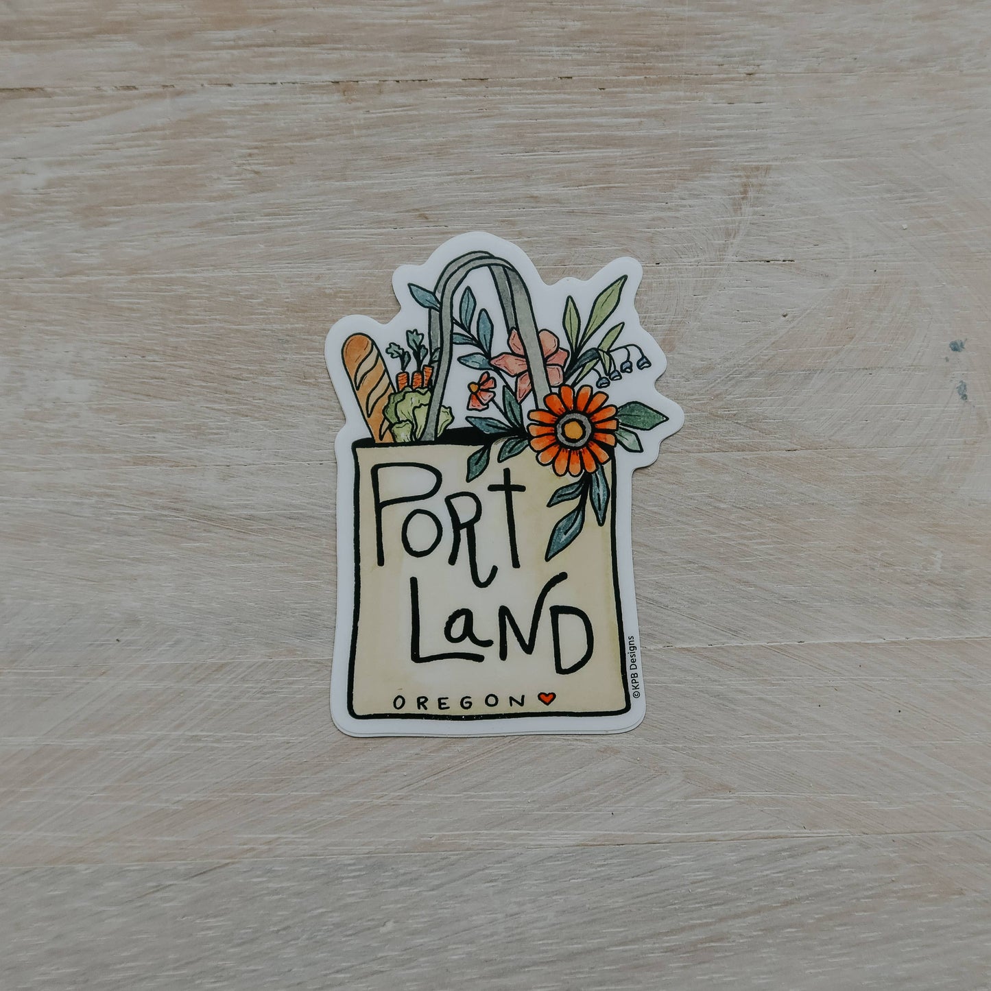 Portland Tote Vinyl Sticker