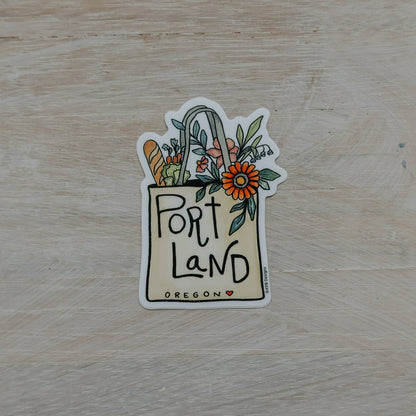 Portland Tote Vinyl Sticker