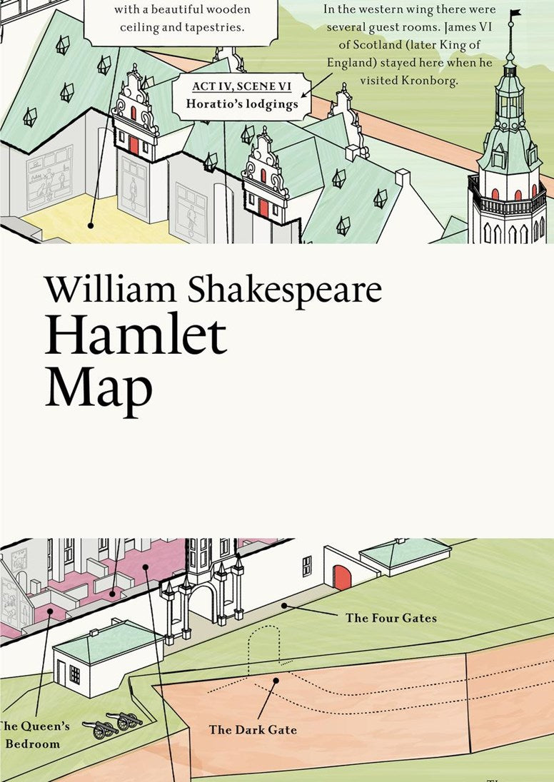 William Shakespeare Hamlet Map
