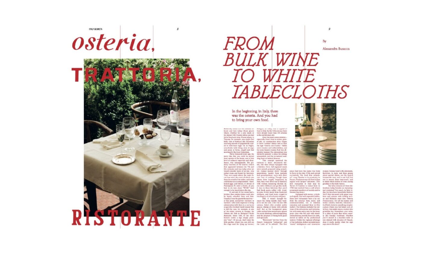 Italy Segreta v3: A Tavola