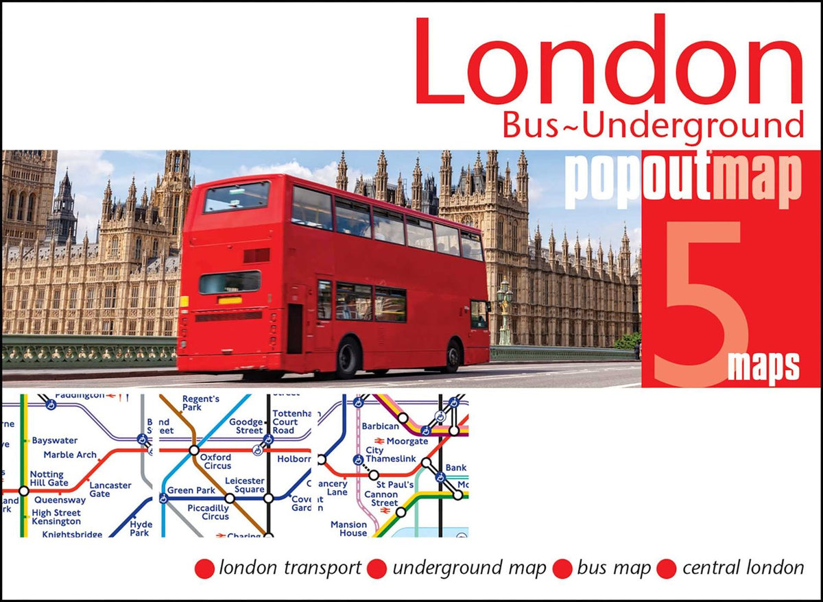 London Bus & Underground PopOut Map