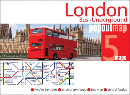 London Bus & Underground PopOut Map