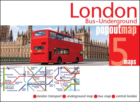 London Bus & Underground PopOut Map