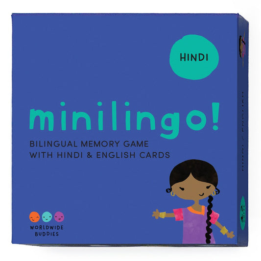 Minilingo Bilingual Memory Game - Hindi/English