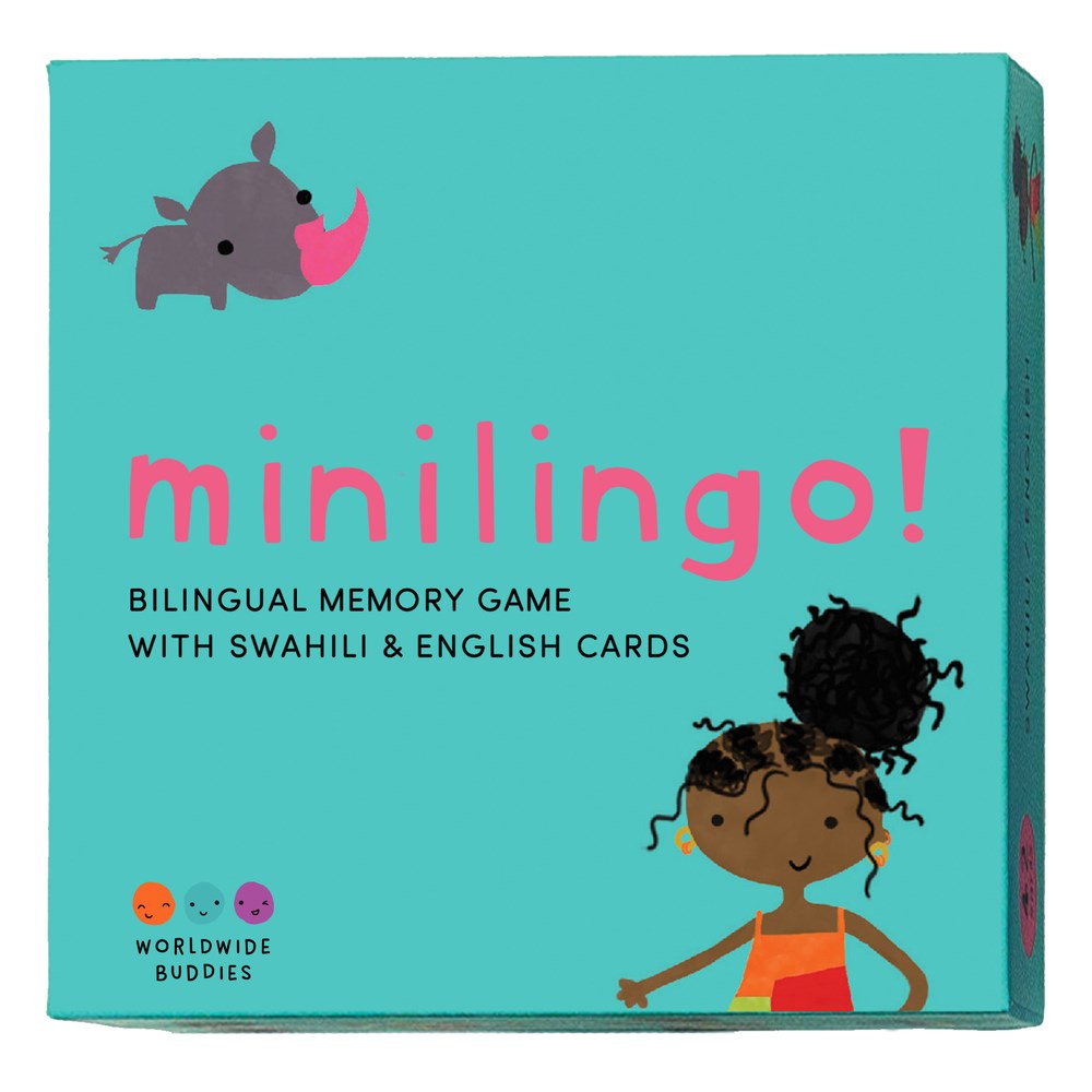 Minilingo Bilingual Memory Game - Swahili/English
