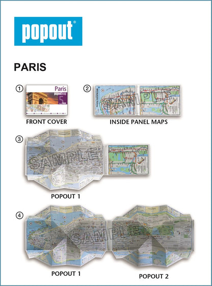 Paris PopOut Map