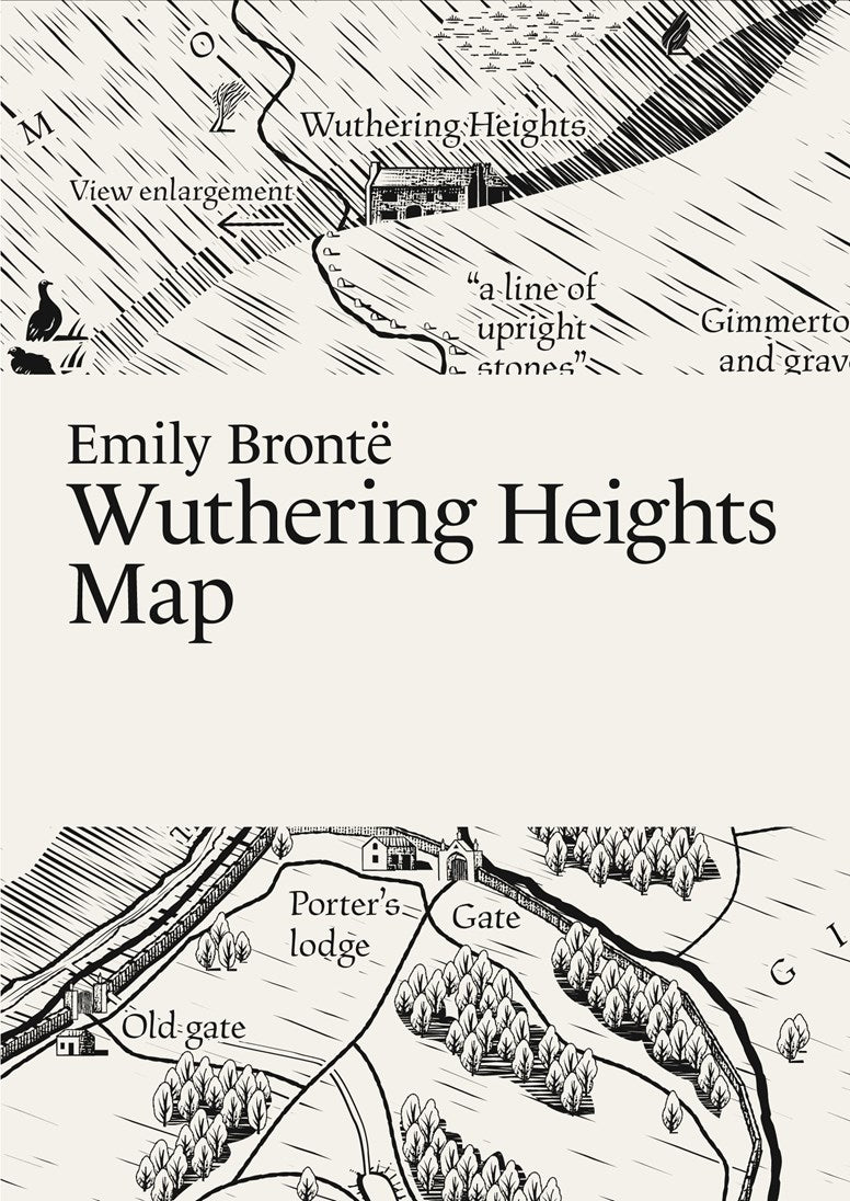 Emily Brontë Wuthering Heights Map