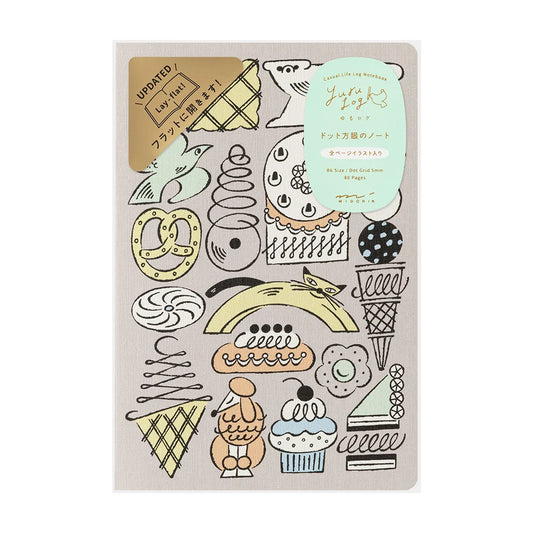 Yuru Log Sweets & Animals Notebook